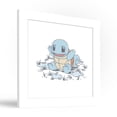 thumbnail image 2 of Gallery Pops Pokémon - Daily Sketch Squirtle Wall Art, White Framed Version, 12" x 12", 2 of 3
