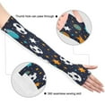 thumbnail image 3 of ALAZA Football and Star UV Sun Protection Arm Sleeves UPF 50+ Compression Cooling Sleeve 1 Pair, 3 of 7