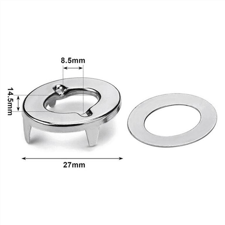40 Sets Canvas Twist Lock Fasteners, Turn Button Fasteners