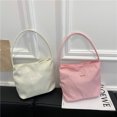 thumbnail image 4 of Bolso de nailon sencillo de verano para debajo del brazo, diseño de nicho de Corea del Sur, bolso de mano con bordado de letras, bolso de viaje portátil, 4 of 6
