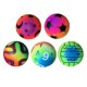 thumbnail image 2 of 5 Pcs 22 CM Thickened Rainbow Balls Elastic PVC Beach Sports Play Ball Kickball Flapping Ball Children Toy for Indoor Outdoor Playground Activities (R, 2 of 3
