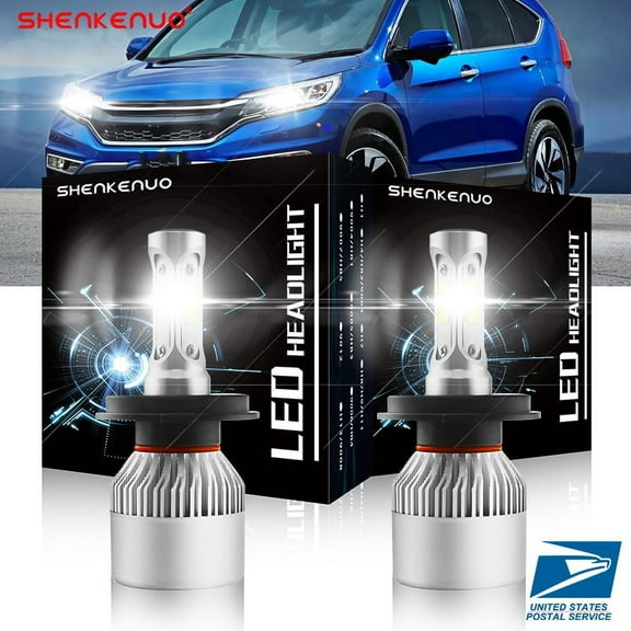 36W H4 LED Headlight Bulbs 9003 High Low Beam for Honda CR-V 2007-2014 High/Low Beam Super Bright White 6000K 2pcs
