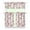 White-100, variant on Kitchen Curtains and Valance Set 36 Inch Tier Pioneer Colorful Floral 3 Pieces Set Dining Room Small Curtain Drapes Cafe Curtains Valance for Home Decor Rod Pocket