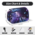 thumbnail image 5 of Rateoe Feathered Wolf Pattern Double Clamshell Pen Case, Storage Organizer with Two Zipper Compartments– Holds Up to 50 Pencils & Pens, 5 of 7