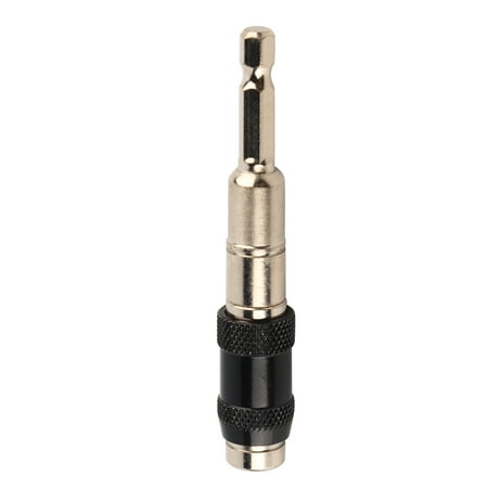 

2024 Hex Drill Bit Holder MultiAngle Extension Rod Universal Hand Operated Tools 1/4in(Black Silver )