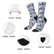 thumbnail image 5 of Balery Police Car Calcetas Largas con Estampado para Hombre y Mujer – Suaves y Transpirables, Talla Única (US 5-11), 5 of 6