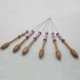 thumbnail image 3 of 12 Pcs Bobbin Lace Danish Style Weaving Tool Kit Portable for Beginners Lace Making, 3 of 5