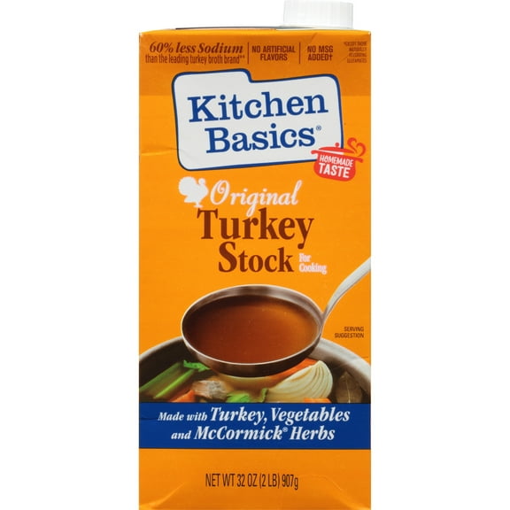Kitchen Basics Gluten Free Original Turkey Stock, 32.0 fl oz Carton