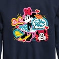 thumbnail image 3 of Disney - Minnie Sticker Look - Youth Crewneck Fleece Sweatshirt, 3 of 5