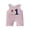 Pink, variant on RUINIXCW Baby Boy Girl First Birthday Outfit 1 Years Old Birthday Clothes Summer Fall Romper Overalls Cake Embroidery Striped Sleeveless Jumpsuit Playsuit