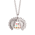 thumbnail image 1 of Dona grupo postre dulce patrón alimenticio Collar de girasol collar collar collar colgante, 1 of 3