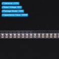 thumbnail image 4 of Unique Bargains 1206 Ceramic Chip Capacitor, 100NF 50V ±10% Surface Mounted Devices Capacitors, 100 Pack, 4 of 5