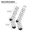 thumbnail image 4 of Fotbe Tribal Style Turtle print Women's Men's Novelty Crew Socks Cotton Socks Knee High Socks for Walking,Running,Nurses,Pregnancy, 4 of 8