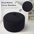 thumbnail image 6 of Bean Bag Chair, 3FT Large Bean Bag Chair with Memory Foam, Ultra-Soft Corduroy Cover & Zipper Design, Portable Handle – Comfy Bean Bag Sofa for Living Room, Bedroom, No Assembly - Black, 6 of 7