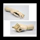 thumbnail image 4 of Maniquí de Dibujo de Artista de Madera Maniquí Articulado con Dedos Flexibles de Madera 2 Piezas (10 Pulgadas-Mano Izquierda Mano Derecha), 4 of 6