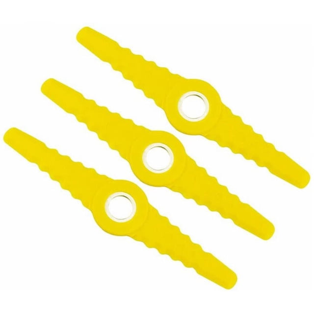 LEFU for Replacement Blades for SB600E SB601E SB602E Electric Trimmer - 3 Pack Stringless Grass Trimmer Blades - Quick Install for 11.5-Inch 4.5-Amp SharperBlade Trimmer