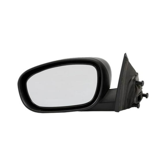 KarParts360 For Chrysler 300 2005 06 07 08 09 2010 Side View Mirror Driver Side | Black Housing | Plastic | Electric Adjustment | Glass Clear | Powered Mirror | Replacement For 4805981AC, 4805981AD