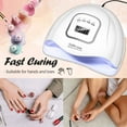 thumbnail image 3 of Gel UV Led Nail Lamp, UV Nail Dryer for Gel Polish, Portable Nail Polish Dryer with 4 Timer Setting, Professional Led Nail Lamp for Gel Polish, UV Gel Nail Lamp for Nail Art Design, 3 of 8