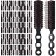 thumbnail image 1 of wonima11 200 Pcs Hair Brushes for Homeless Individually Wrapped Detangling Brush Curly Hair Brush Vent Hairbrush Comb Pp Material Curly Wavy Hair Blow Drying Styling for Shelter Hotel Woman Man, Black, 1 of 1