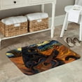 thumbnail image 6 of Non Slip Door Mat, Starry Night Cat Guitarist A Fast Drying Bath Tub Mats, Absorbent Bathroom Rugs Entrance Welcome Mat, Bath MatS for Tub, Floor, Home, Kitchen, Hotel,16x24in, 6 of 7