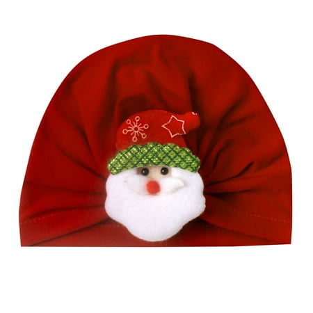 

RPVATI Newborn Infant Toddler Baby Kids Children Child Christmas Beanie for Boys Girls Winter Warm Cap 0-4Y