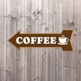 thumbnail image 5 of Arrow Shape Coffee Left 12x4" Wall or Door Sign | Funny Home Decor | Shop Décor, 5 of 7