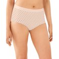 thumbnail image 1 of Bali Womens One Smooth U All Around Smoothing Brief, 7, Blushing Pink Dot, 1 of 1