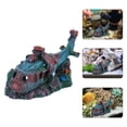 thumbnail image 3 of EeaseMX Ornamento de luchador de tanques Aquarium Decor Aquarium Decoración de paisaje de resina, 3 of 7
