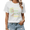 White, variant on Reduce Reuse Recycle Respect Tree Graphic Tees Womans Tshirt Shirts White/Black S-5XL Tops