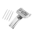 thumbnail image 4 of Polished/Brushed Metal Push Button Butterfly Deployment Clasp For Metal Leather Strap - 18mm, 4 of 7
