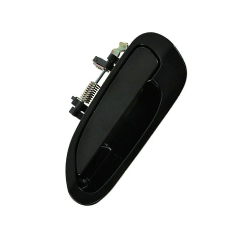 Left Driver Rear Door - CF Advance For 98-02 Honda Accord Rear Left Driver Side Exterior Outside Door Handle Non Painted Black 1998 1999 2000 2001 2002