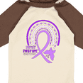 thumbnail image 4 of Inktastic Turner Syndrome Awareness Purple Rainbow Ribbon Butterfly Boys or Girls Long Sleeve Baby Bodysuit, 4 of 5