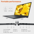 thumbnail image 6 of Dell Inspiron 15.6" Touchscreen Laptop, AMD Ryzen 7 7730U, 16GB RAM, 512GB SSD, Windows 11 Pro, Carbon Black, 6 of 8