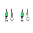 thumbnail image 1 of Indicadores de mordida Wosthever Conector de pesca acero inoxidable anillo sólido giratorio Verde 2piezas, 1 of 6