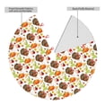 thumbnail image 2 of Lsque Thanksgiving Turkey Print Christmas Tree Skirt, Tree Skirt with Ties or Velcro, Perfect for Holiday Decorations, Halloween, and New Year-30", 2 of 7