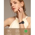 thumbnail image 2 of Wearlizer Slim Leather Watch Band Compatible with Apple Watch Bands 38/40/41/42/44/45/46/49mm Women Thin Strap for Iwatch Series 11/10/9/8/7/6/5/4/3/SE/Ultra, 2 of 6