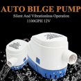 thumbnail image 4 of Bomba de agua de sentina automática 12v 1100gbh bombas sumergibles con interruptor de flotador de alta calidad kaili Sencillez, 4 of 4