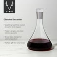 thumbnail image 7 of Viski Glass Wine Decanter with Stopper, White and Red Wine Carafe, 60 oz, 7 of 7