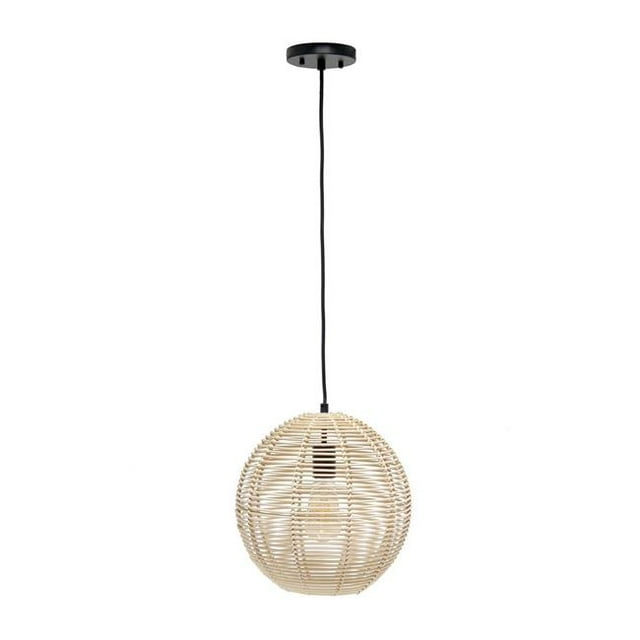 All the Rages LHP-3005-NA Lalia Home Ball Pendentif en Rotin en Forme de Pendentif&44; Bleu Marine