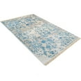 thumbnail image 3 of Rugsotic Carpets Machine Woven Crossweave, Oriental Polyester Area Rug, Ivory,Blue, 8'X10', 3 of 6