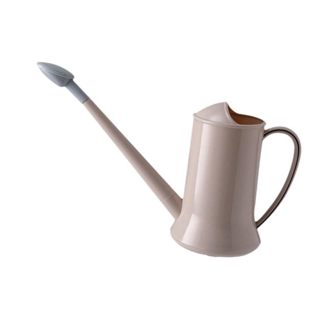 Regadera para interiores Regadera portátil para plantas de boca larga de 2L para oficina en interiores Gris rosado pálido