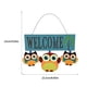 thumbnail image 5 of Toystoory Cuelgue un cartel de bienvenida de en la entrada y un ambiente cálido y acogedor, decoración elegante para el hogar en cualquier Decoración del hogar azul, 5 of 6