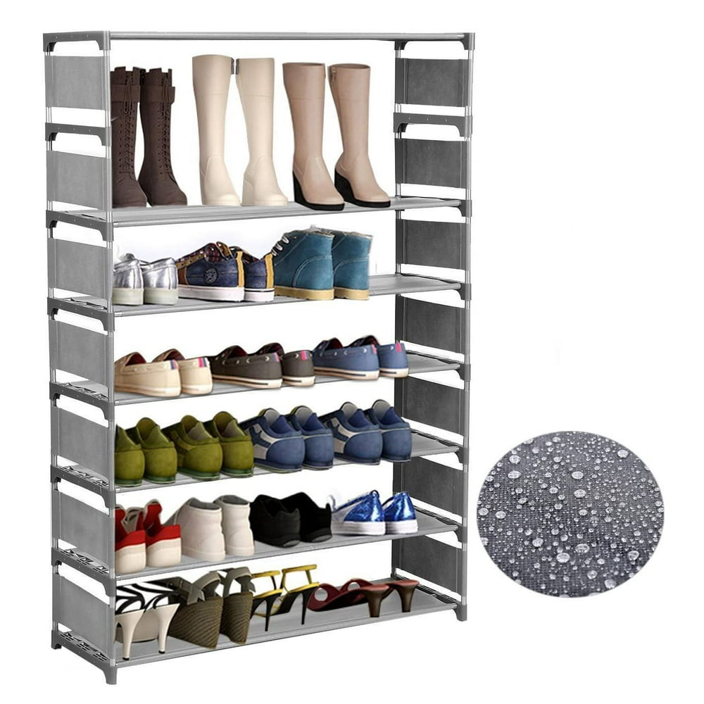 Shoe Rack 38 Pairs Shoe Rack Organizer 8 Tier Shoe Rack Sturdy Stable Waterproof Large Capacity