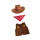 thumbnail image 5 of Conjunto de disfraz de vaquero para niños, juego de rol, sombrero de vaquero, chaleco y pañuelo para cumpleaños, 5 of 9