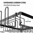 thumbnail image 6 of PHANCIR Dish Drying Rack for Kitchen, Stainless Steel 2 Tier New Dish Racks Sink Organizer, Black, 6 of 11