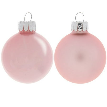 Pink Matte and Shiny Ball Ornaments Home Christmas Tree Decoration 20