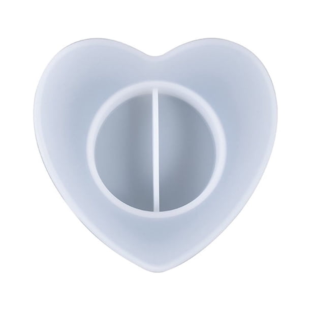 GOOHOCHY Corazón en forma de vela Molde de fundición Molde de vela Molde de la vela de la vela