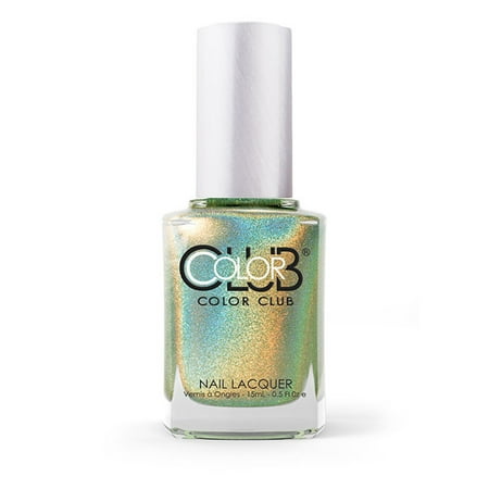 - Color Club Halographic Hues Nail Polish, Multicolored, 0.5 oz - Angel Kiss