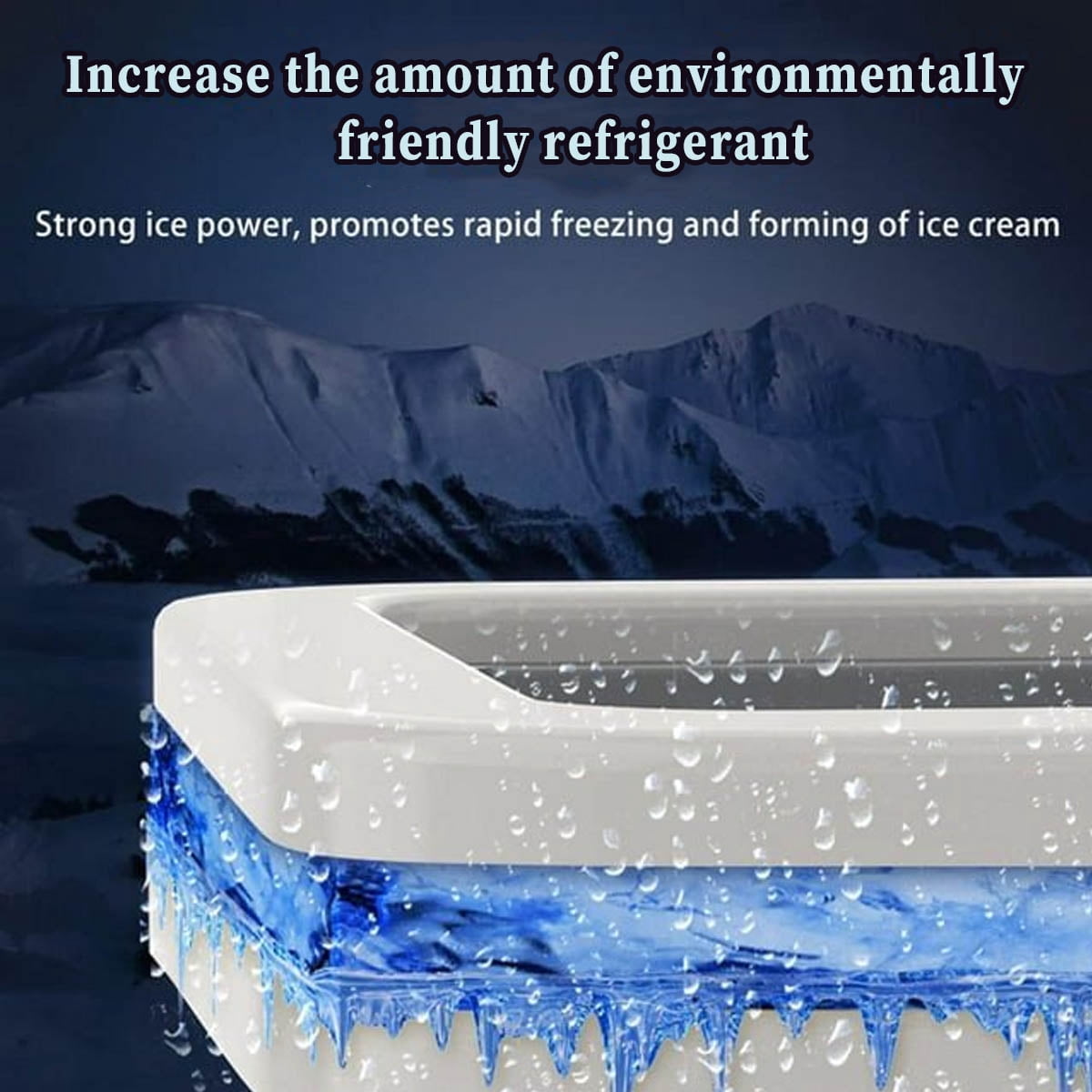 glacier soft serve ice cream machine