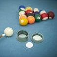 thumbnail image 3 of jinwen Billiard Chalk Holder Protective Circular Three Sections Billiards Accessory Green, 3 of 9